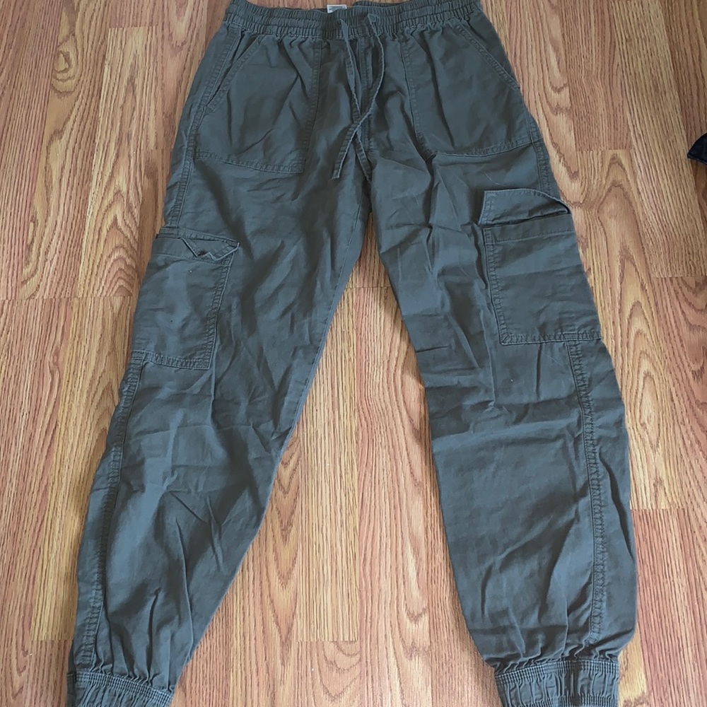 olive green garage cargo pants